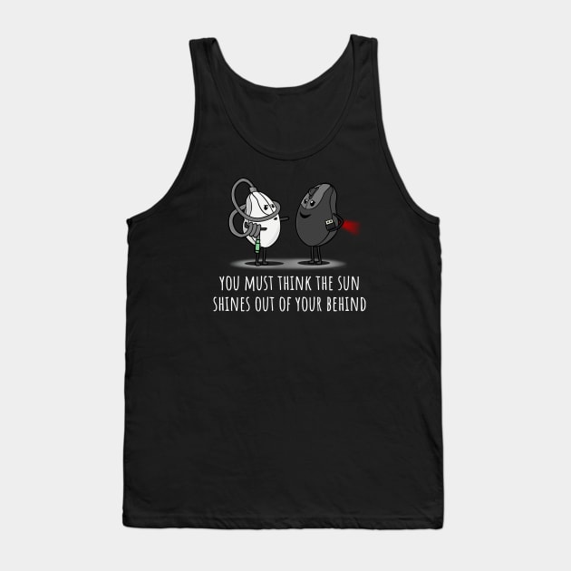 A More Modern Computer Mouse Geeky Tank Top by NerdShizzle